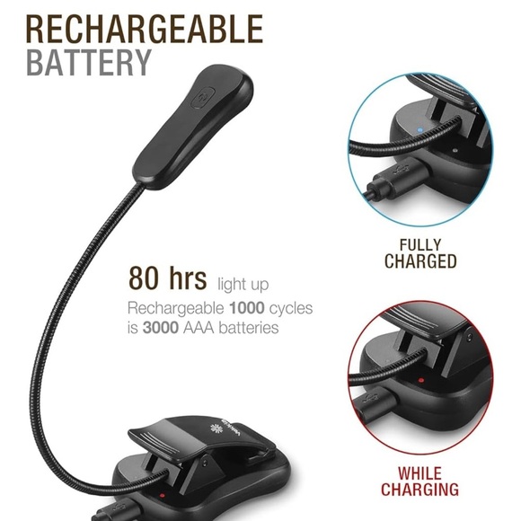 Vekkia LED Book Light Clip Pn - Picture 8 of 8